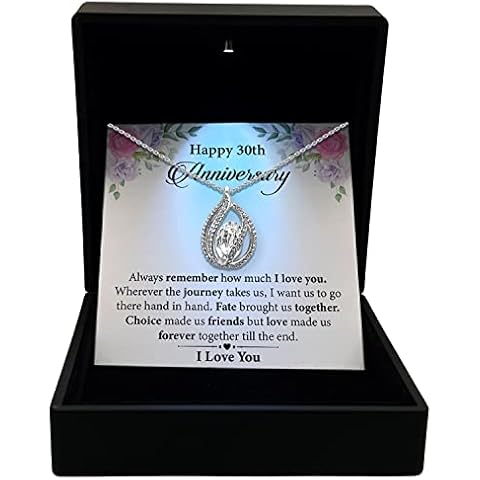 TRYNDI 30th wedding anniversary, Happy Anniversary Wedding gift for wife anniversary, 30 Years of Marriage Anniversary Wedding Gifts for Couple, Wife, Women, Parents (Birdcage-Premium LED Box, 30th Anniversary) Cover