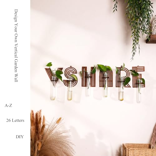 50% Off 4-Pack Letter Wall Propagation Planters for Hanging Plants