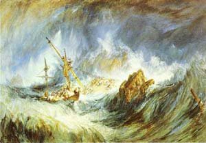 Peinture à l'huile A Storm de Turner 20x24 pouces