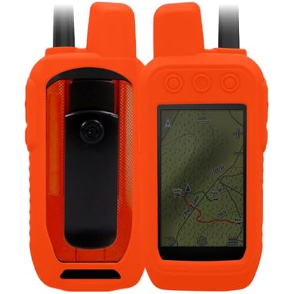 Чехол kwmobile совместимый с Garmin Alpha 300 Alpha 200 - защитный чехол для портативного устройства GPS оранжевого цвета