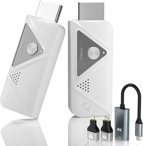 HDMI inalámbrico, transmisor y Receptor HDMI inalámbrico, Full HD 1080p para transmisión de Audio y vídeo para computadora portátil, PC a HDTV, proyector