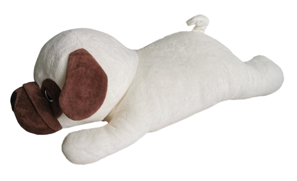 HonourHope Jouet pour chien en forme de battement de cœur pour soulager l'anxiété, jouet en peluche douce pour animal de compagnie, jouet d'aide au dressage comportemental, oreiller pour chiot, chien