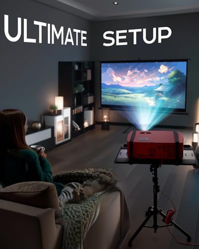 Pantalla de proyector 100" con trípode universal miniatura 2