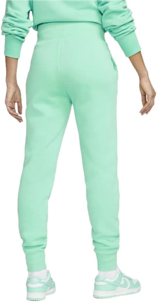 Nike Sportswear Phoenix Fleece Women's High-Waisted Joggers, Menta/Sail, XS Regular US