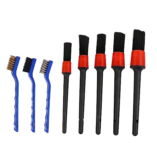 Alipis 1Set Car Detailing Brush Wire Brushes for Gap Rim Air Vent Cleaning Non Scratch Durable Design with Hanging for Easy Storage for Auto Detailing
