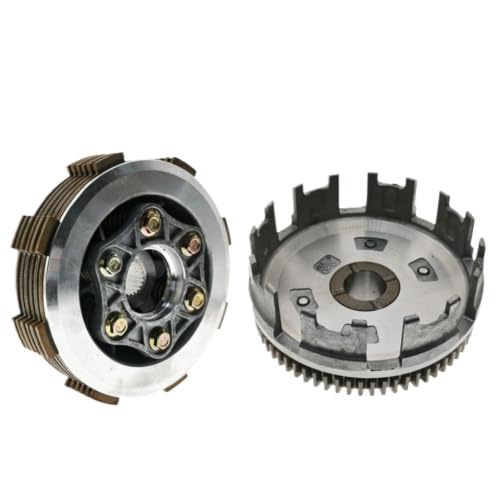 Conjunto de Embrague 63 Dientes Compatible con KTT150 CBF200(One Set)