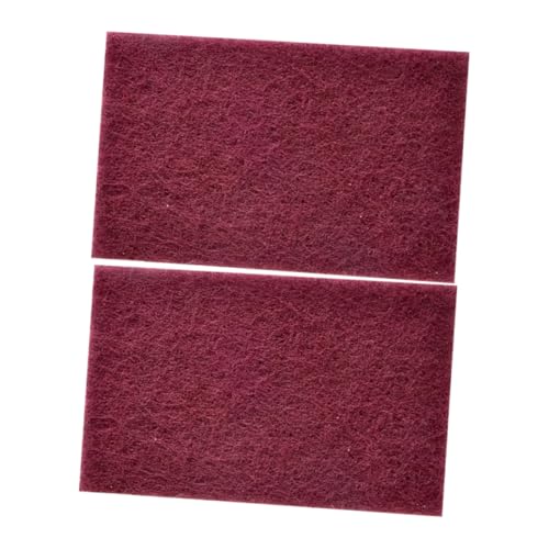 VILLCASE Multi-Purpose Sandpaper Cloth 2pcs Fine Grade Abrasive for Woodworking Metalworking Polishing Sanding Auto Kitchen Mini Hand Pads Durable