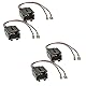 Sound-way 4 x Kabeladapter für Lautsprecherstecker kompatibel mit Citroen, Peugeot