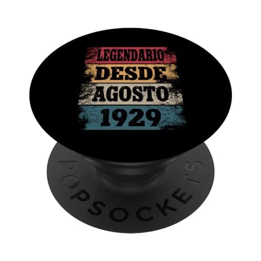 Legendario Desde Agosto 1929 - Cumpleaños 95 Años PopSockets PopGrip Intercambiable
