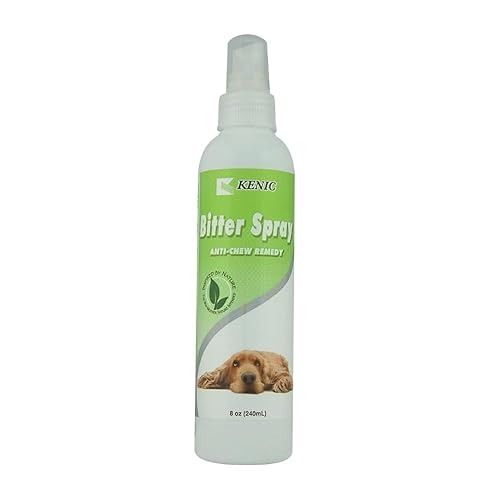 Kenic Anti-Chew Bitter Spray Deterrent for Dogs & Cats, Anti-Lick,