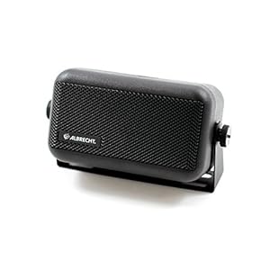 Albrecht CB 250 draadloze luidspreker, 5 W, 180Hz-12kHz frequentiebereik, 3,5 mm stekker, inclusief montageset, zwart, 7117