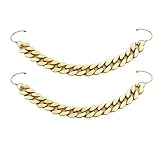 eleekul Bling Shoe Chains For Adults Women Men Teens Girls Boys, Gold Chain Shoe Charms For Clog Sandals,Shoe Decoration Accessories For Birthday Gifts Party Favors