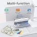 Aneken AL-17 Counterfeit Bill Detector with UV LED Light, Advanced UV Counterfeit Money Detector with Card & ID Detection, Suitable for All Currencies in The World, Silver