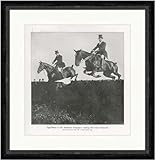  Biller Antik Chasse équitation dans la campagne romaine F_Vintage 00830 encadré