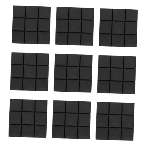 Toddmomy 12Pcs Acoustic Panels Sound Absorbing Wall Tiles Fire Resistant Soundproof Foam for Recording Studios and Home Theaters High Density Sound Absorption Material