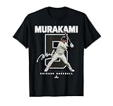 Number and Portrait Munetaka Murakami Chicago Baseball MLBPA T-Shirt