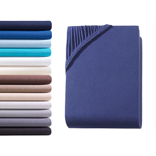 Hometex Premium Textiles Exclusive Spannbettlaken Spannbetttuch bis 25 cm Steghöhe | Bettlaken...