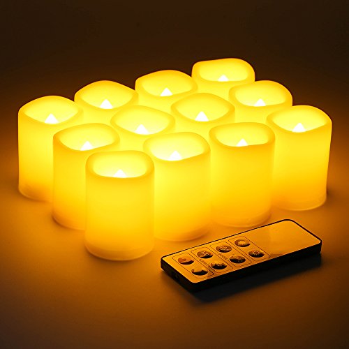 Kohree® - Set di 12 candele Led senza fiamma, per
