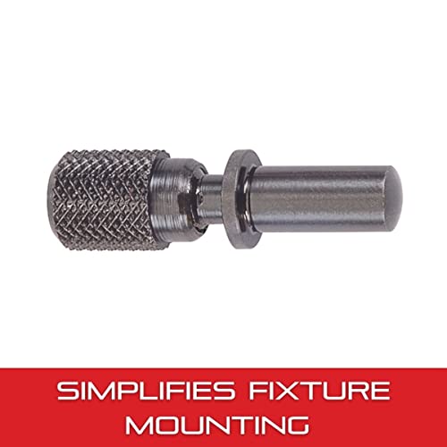 Starrett Indicator Attachment for Lug Backs of AGD Indicators - Ideal for Professionals and Home Improvement, 1/4" O.D. One End, Other End Threaded - 657Y