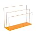 Produktbild Acryl Orange Briefhalter und Dokument Rack Schreibtisch Organiser für Post und Büro Aufbewahrung