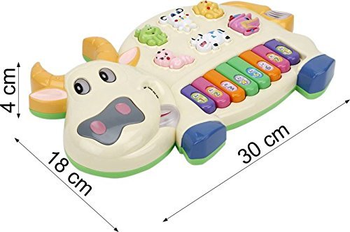 Image of Magicwand Funny Musical & Educational Cow Piano for Kids