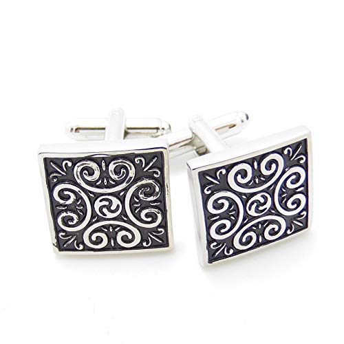 MASALONG US Superhero Retro Cuff Links Jewelry Wedding Party Mens Novelty Cufflinks
