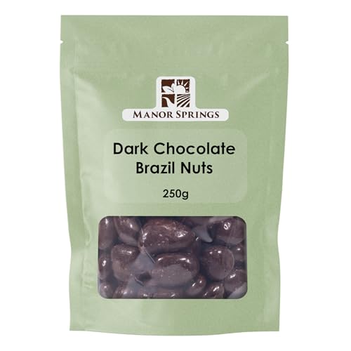 Dark Chocolate Brazil Nuts 250g by Manor Springs