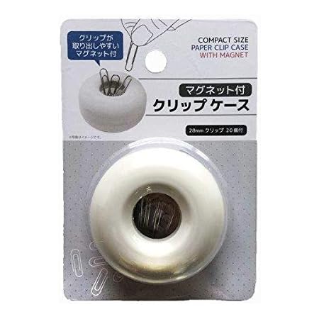 Amazon Co Jp クリップケース マグネット付 直径５ ８ｃｍ 色指定不可 文房具 オフィス用品