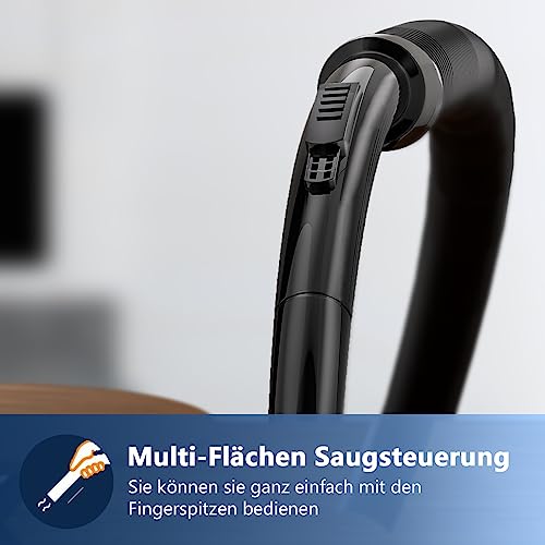 Micol Staubsauger Beutellos, 700W beutelloser staubsauger, kompakt und Leichter Staubsauger Ohne Beutel, Bodenstaubsauger mit HEPA-Filter für Teppiche, Hartböden, Tierhaare und Staub – Bild 5