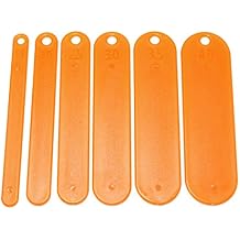 6pcs Netting Shuttles Kit - 6 Size Tackle Plastic Net Making Repair Tools Fishing Accessories and Supplies