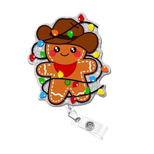 Porte-badge de Noël en pain d'épices pour illuminer le quotidien à l'hôpital
