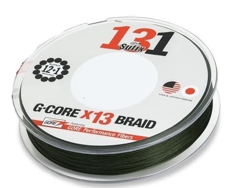 Sufix Tresse 13 Brins 131 Braid - 120m - D.0.12mm - R.6.8kg/15lbs - Lo-Vis Green - ASU640851