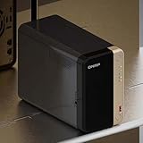 QNAP TS-264-8G-US 2 Bay High-Performance Desktop NAS with Intel Celeron Quad-core Processor, M.2 PCIe Slots and Dual 2.5GbE (2.5G/1G/100M) Network Connectivity (Diskless)