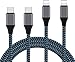 USB C to Lightning Cable， 2 Pack 6Ft Nylon Braided MFi Certified iPhone Charger Compatible with iPhone X/XS/XR/XS Max/ 8/Plus, Supports Power Delivery (for use with Type C Chargers)
