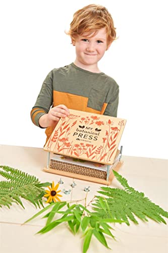 Tender Leaf Toys - My Botanical Press - 8.3 X 8.3 Inch 10 Layers Flower Press, Diy Dried And Preserved Flowers And Leaves, Plants Art & Crafts Kit - Age 3+ #TOP1