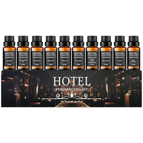 Hotel Collection Diffuser Essential Oil Gift Set Hotel Scents for Home Stress Relief Air Freshening My Way The Beach Villas and Other Luxury Hotel Scents