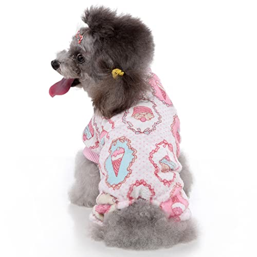 Pijama para perro XIAOYU talla M Sweet Cake miniatura 5