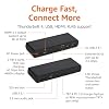 Amazon Basics Thunderbolt 4 Pro Docking Station, Dual 4K Monitor Support, 8K Display, 2xTBT4, 1xHDMI2.1, 3xUSB A 3.1, RJ45 Ethernet, Black, 7.86 x 2.95 x 1.23 inches