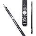 Eight Ball Mafia EBM02 Pool Cue - Black and White Eight Balls and Skulls Design - 19oz