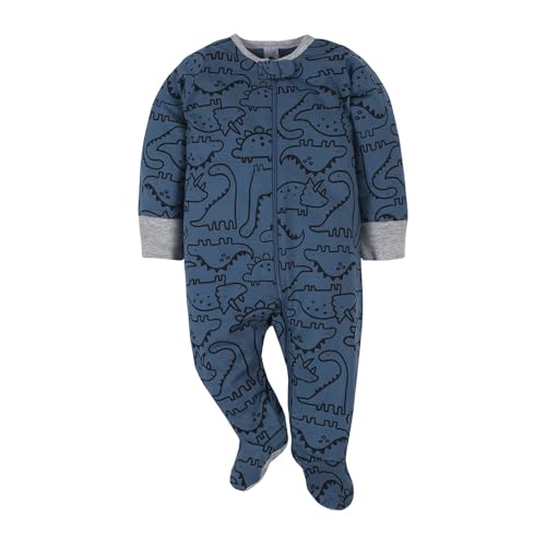 Image of Gerber Baby Boys' 4 Pack Sleep 'N Play Footie