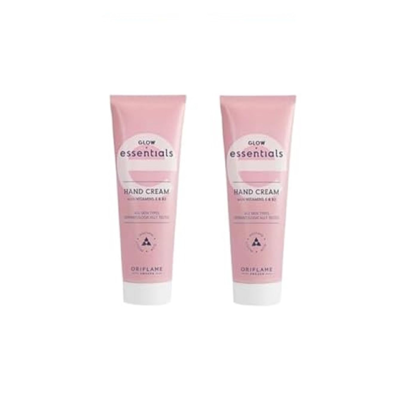 oriflame essentials glow hand cream with vitamins E and B3-75 x 2 ml - pack of 2-picture-0