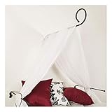 Länge: 80 cm Liedeco Himmelbett-Set Baldachin Betthimmel Himmelstange schwarz