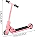 Finger Scooter - 2-Wheeled Scooter - Foldable Finger Scooter BMX with Brake | Finger Board Accessories for Teen | Educational Finger Toys | Non-Slip Fun Finger Skateboards (Pink)