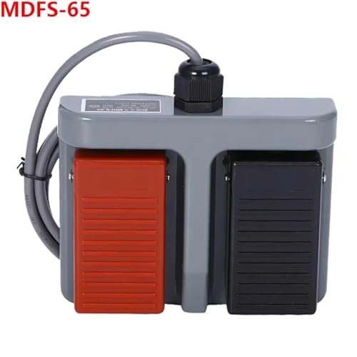 Interruptor de pedal doble momentáneo con cable de 2 metros y capacidad de 3A 220V CA 4