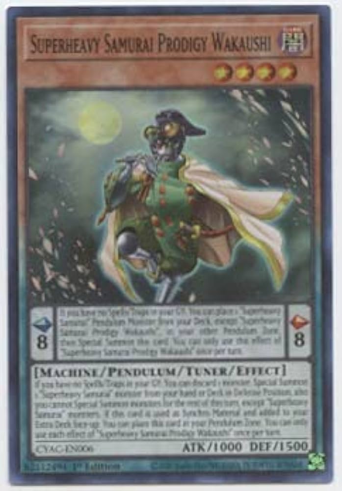 Amazon.com: Superheavy Samurai Prodigy Wakaushi - CYAC-EN006