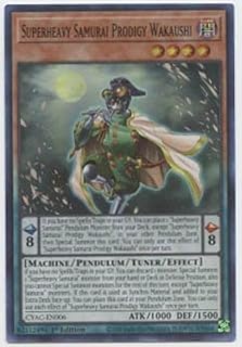 Superheavy Samurai Prodigy Wakaushi - CYAC-EN006 - Super Rare - 1st Edition