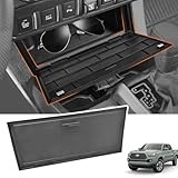 GZSH Hidden Front Center Console Cover fit for Toyota Tacoma 2016-2023 (3RD GEN...