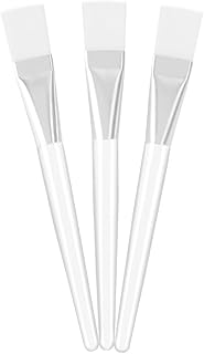 Aternal 3PCS Face Mask Brush Set – Soft Silicone Applicator Brushes for Clay Masks, Serums, and Facial Packs – Reusable Co...