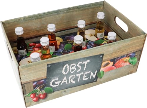 Obstgarten 18.Gbeurtstag · Geschenkidee für Männer und Frauen mit Alkohol · 8 x Obst-Likör · Hochwertige Geschenkbox (Obstgarten 18)
