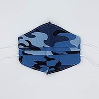 Algopix Similar Product 12 - 100 Cotton Blue Camo Fabric Face